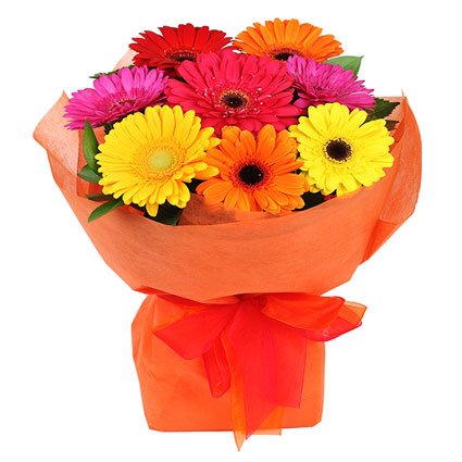 Colored Gerberas Bouquet
