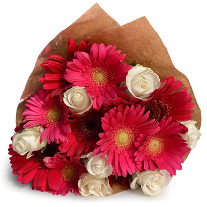 Gerbera and Rose Bouquet
