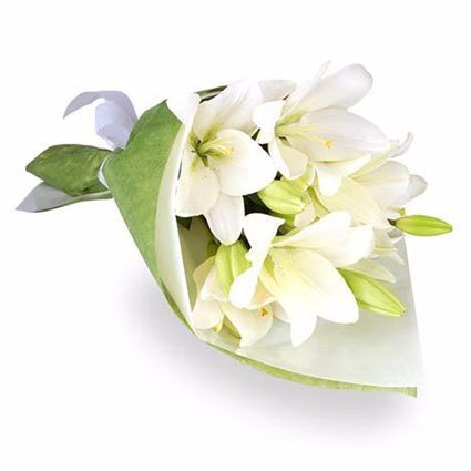 White Lily Bouquet