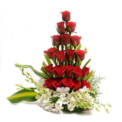 Basket Bouquet of Flowers