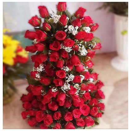 Basket of Red Roses