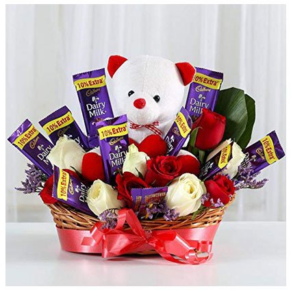 Chocolate Basket Bouquet