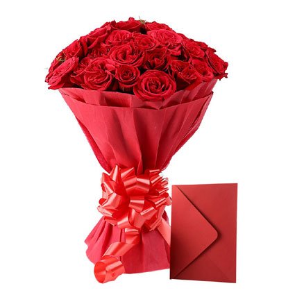 Best Rose Bouquet with Card